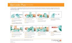 Barcode Plus Handwritten - Directions for Use