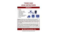 CEA - Model Series U - Single & Multipoint Gas Detectors - Datasheet