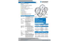 Ashcroft - Model 8008S - Pressure Gauge -Brochure