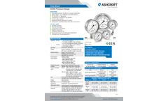 Ashcroft - Model 8009S - Pressure Gauge -Brochure