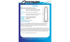 Systematix - Model DI-3 - Color Indicator Deionization Cartridge Datasheet