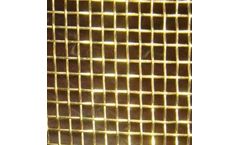 Web-Wire - 6 Plain Weave Brass Wire Mesh