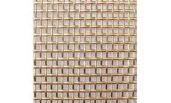 8 Mesh Plain Weave Brass Wire Mesh