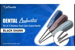 Dental Anglevator Set Stainless Steel Handle Black Shank | Dental surgical instruments @GerDentUSA - Video