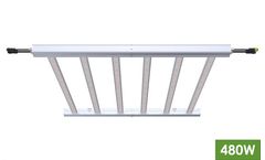 480W Hinged Light Fixture with Dimming Dial