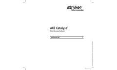 AXS Catalyst - Data Sheet