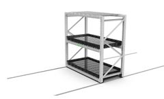 GrowHigher Mobile Verticle Grow Rack Movement - Video