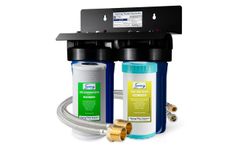 iSpring - Model US21B - Heavy Duty 2-Stage Under Dink Water Filtration System