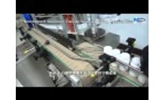 Automatic Capsule Counting Filling Capping Machine Line - Video