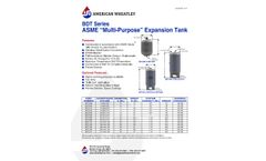 American Wheatley - Bladder Expansion Tanks - Brochure
