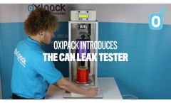 The Oxipack Can Leak Tester | For testing (carton) cans - Video