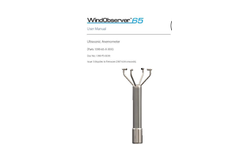Wind Speed Sensor - WindObserver 65 User Manual Brochure