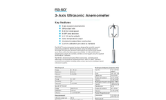 R3-50 - 3D - Professional Research Anemometer Datasheet
