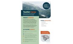 GILL TrueMet - Model PW100 - Infrared Optical Rain Gauge - Datasheet