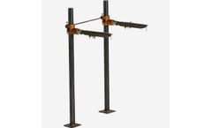 Jay-R-Smith - Model 0700 - Floor Mounted Lavatory Support System for High Back Lavatories