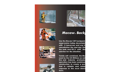 Intelagard Macaw - Model Backpack - Compressed Air Foam (CAF) - Brochure