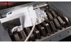 Waste Household Appliances Got Shredded by Double Shaft Shredder, Household Appliances Shredding