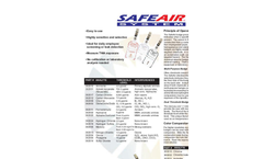 SafeAir - Chemical Detection Badges - Brochure