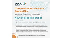  USEPA Regional Screening Levels (RSLs) Updates