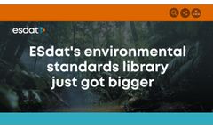 ESdat's Environmental Standards Library Just Got Bigger