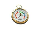 Model DHR70B-BRASS - Handheld Fishing Barometer