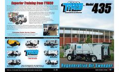 TYMCO Model 435 Mid-Sized Street Sweeper Brochure