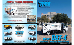 TYMCO Model DST-4 Dustless Street Sweepers Brochure