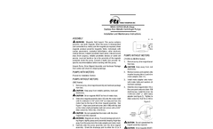 Magnetic Drive Pumps - MSKC Series Manual