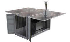 Inciner8 - Model i8-PV55 - Containerized Solar Incinerator