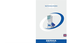 ZERMA - Model Serie GS 350/500 - 560/1000 - High Performance Granulators - Brochure