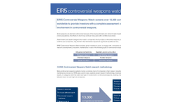 Global Controversial Weapons Watch Fact Sheet