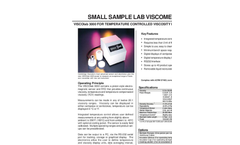 PAC Cambridge Viscosity - Model VISCOlab 3000 - Temperature Controlled Viscometer - Brochure