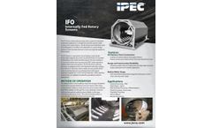 IPEC Model IFO - Internally-fed Rotary Screens - Brochure