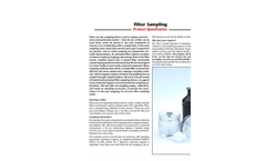 Product Specification for Filter Sampling