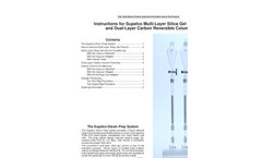 Instructions for the Supelco Dioxin Prep System: Multi-Layer Silica Gel Column and Dual-Layer Carbon Reversible Column