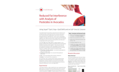 Reduced Fat Interference with Analysis of Pesticides in Avocados