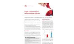 Rapid Determination of Pesticides in Spinach 