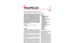 Gas Management Systems for GC
