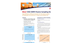 DSD-DNPH Passive Sampling Device: Product Flyer