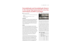 Formaldehyde and Acetaldehyde Determination in Air Using Fully Automated On-Line Desorption and Analysis of DNPH Cartridges