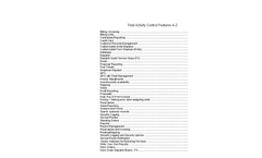 Total Activity Control Features A-Z Brochure