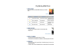 Gizmo Engineering - Instructions - Flow Alarm FA-4 - Brochure