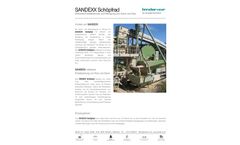 Binder - Model SANDEXX - Scoop Wheel Machine - Brochure