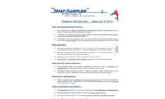 Snap Sampler Flysheet