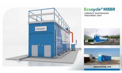 Ecocycle Containerized Moving Bed Bioreactor (MBBR) for Sewage Treatment | Arsimak - Video