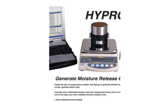 Decagon - Model HYPROP - Generate Moisture Release Curves - Brochure