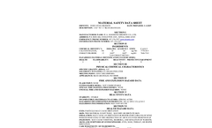 AquaSorp Isotherm Generator - MSDS Indicating Drierite Brochure