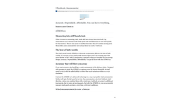 Atmos - Model 22 - Ultrasonic Anemometer - Datasheet