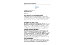 Teros - Model 10 - Advanced Soil Moisture Sensing - Datasheet