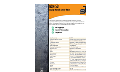 GSM-501 Analog Micro-R Survey Meter Brochure